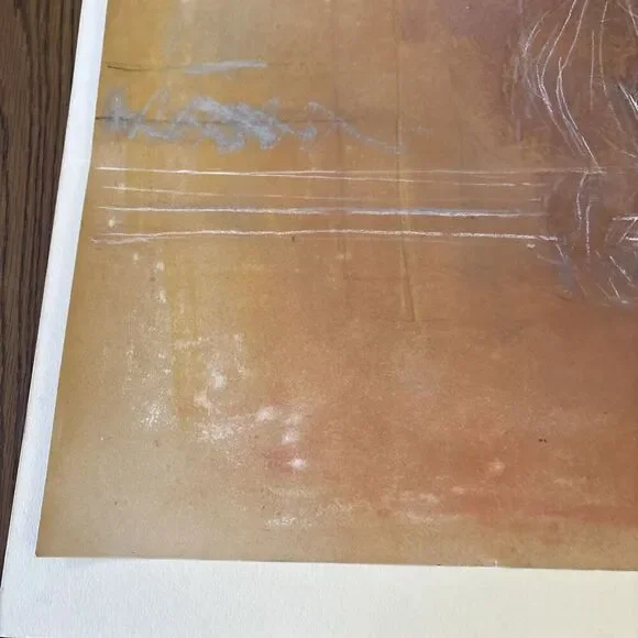 Signed 1987 MARIA SCOTTI: STUDY WITH THREE WOMEN Pastel / Graphite On Paper